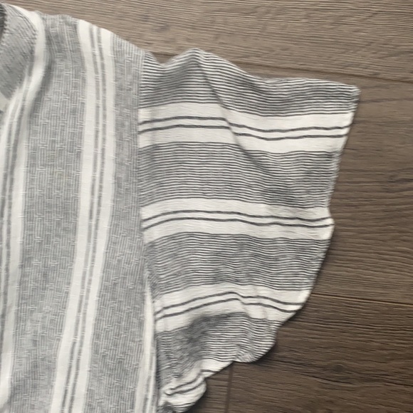 En Creme Grey/White Dress - Size Large - Picture 4 of 5